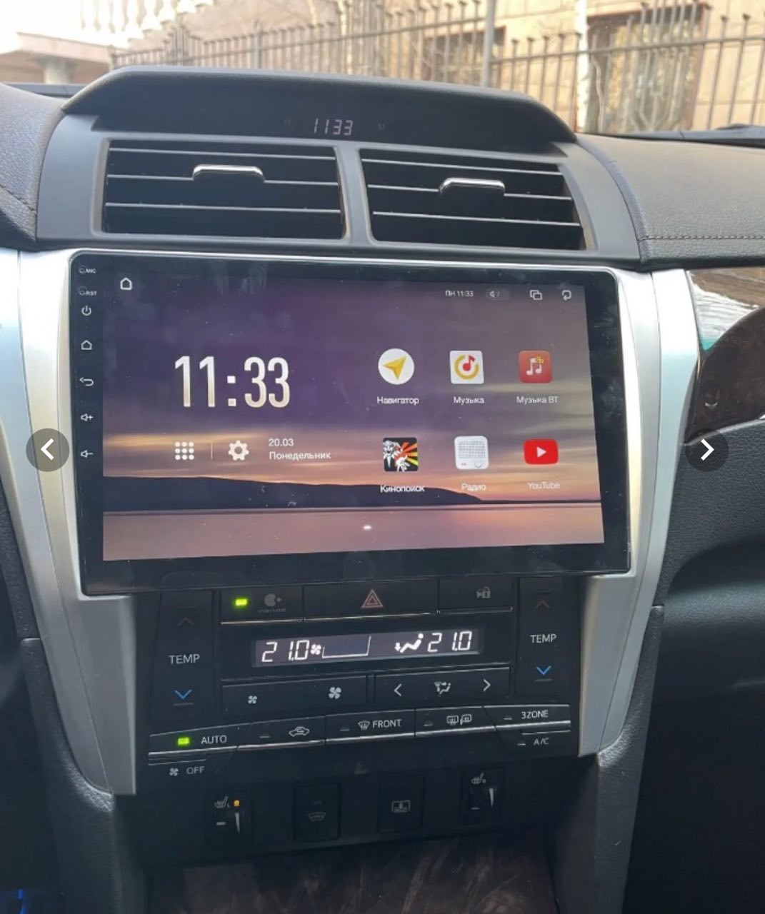 Купить магнитолу Toyota Camry 55