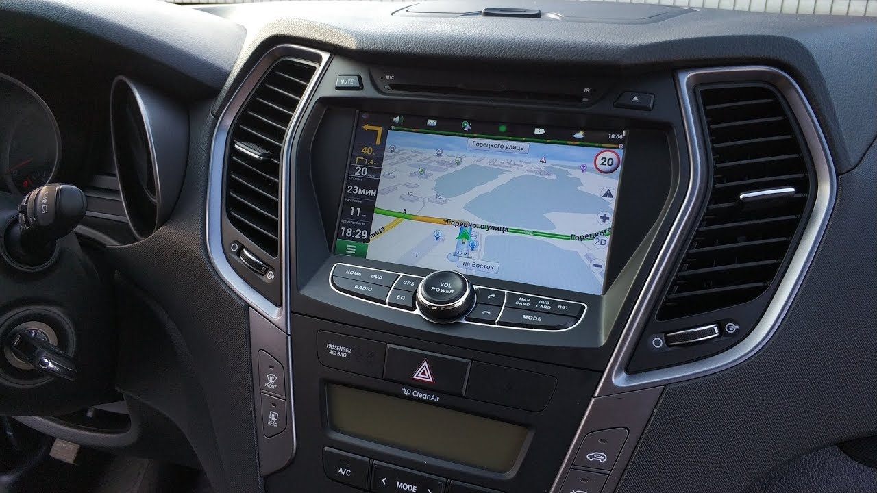 Купить магнитолу Hyundai SantaFe 1