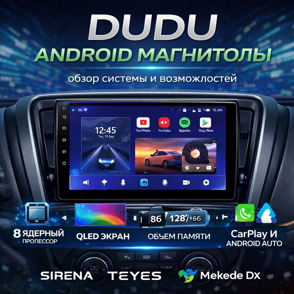 Что такое DUDU — современная система Android-магнитол