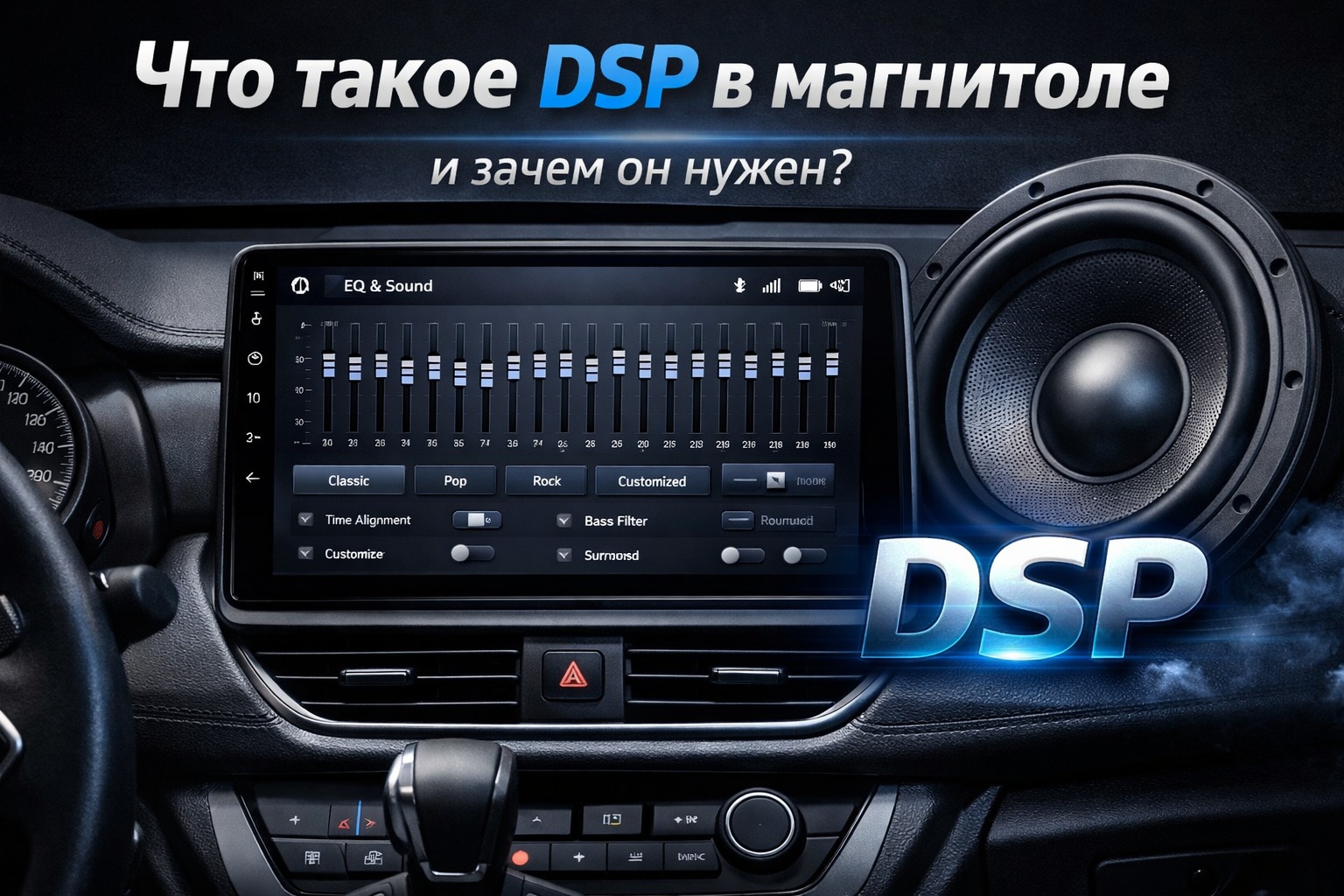 Что такое DSP в автомобильной магнитоле и зачем он нужен
